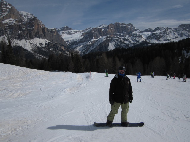 Markus auf der Piste 'Masarei - Piz Sorega' (15. März)