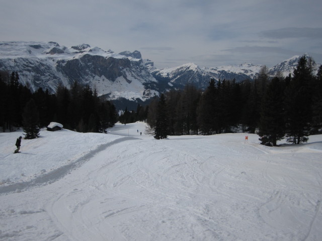 Markus neben der Piste 'La Crusc' (15. M&auml;rz)