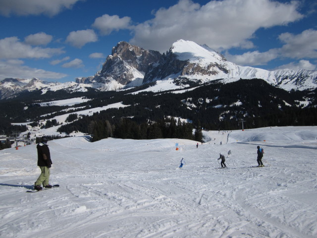 Markus bei der Bergstation des Sessellift Floralpina (16. M&auml;rz)