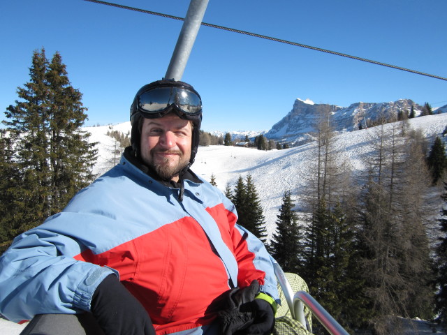Markus im Sessellift Braia Fraida (17. M&auml;rz)