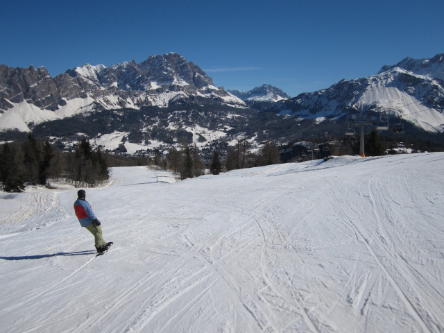 Markus auf der Piste 'Cost&oacute;n del Falco 1' (17. M&auml;rz)