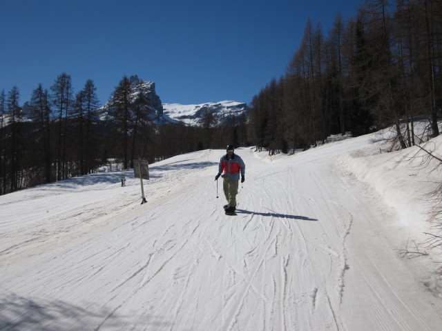 Markus auf der Piste 'Cost&oacute;n del Falco 1' (17. M&auml;rz)