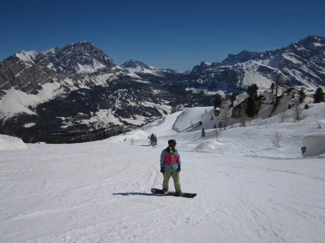 Markus auf der Piste 'Cacciatori' (17. M&auml;rz)