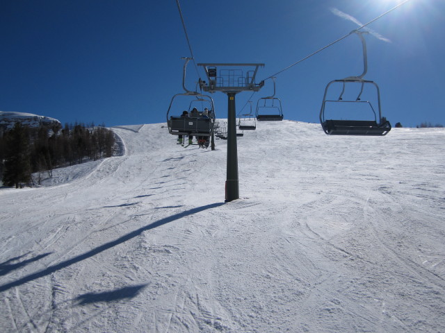 Sessellift Falzarego/Col Gallina (17. März)