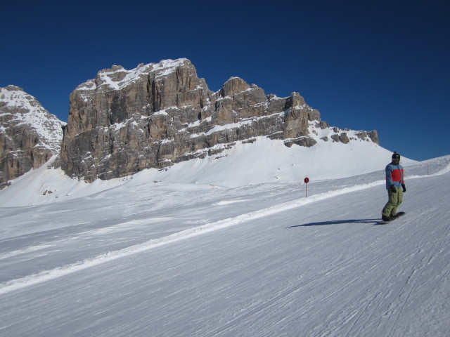Markus auf der Piste 'Armentarola' (17. M&auml;rz)