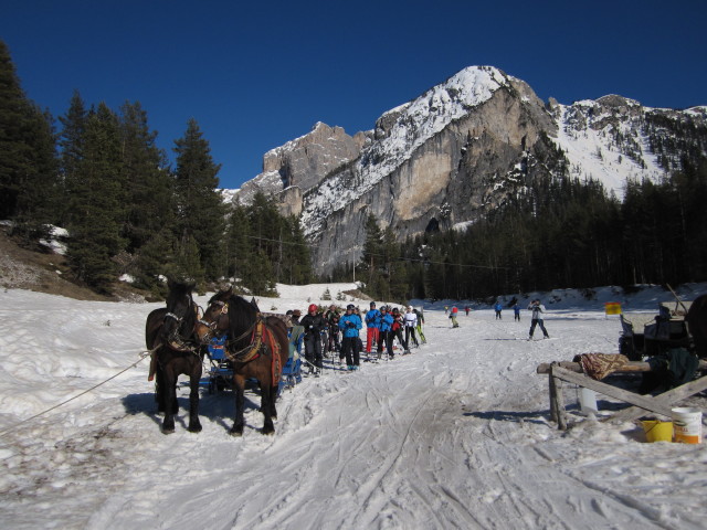 Markus auf der Piste 'Armentarola' (17. M&auml;rz)
