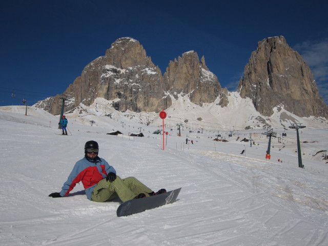 Markus auf der Piste 'Pradel Rodella 2' (18. M&auml;rz)