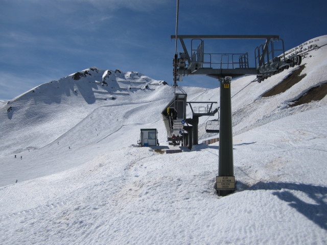 Mittelstation des Sessellift Sella Brunech (18. M&auml;rz)