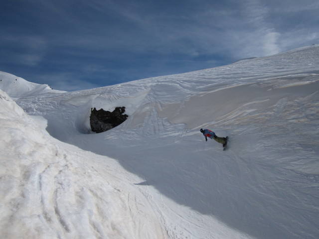 Markus neben der Piste 'Orsa Maggiore' (18. M&auml;rz)