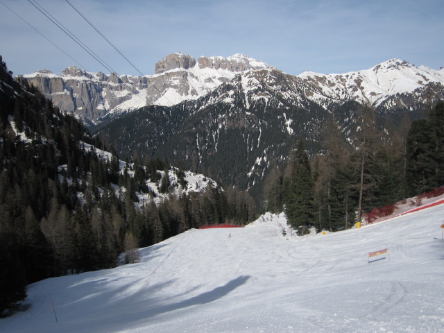 Markus auf der Piste 'Ciampac - Alba' (18. M&auml;rz)