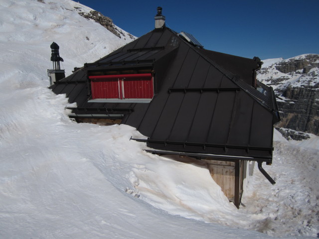 Rifugio Forcella Pordoi, 2.829 m (20. M&auml;rz)