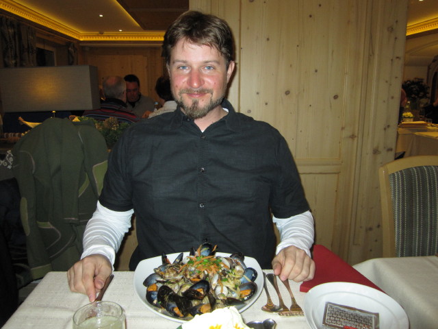 Markus im Hotel Freina (21. M&auml;rz)