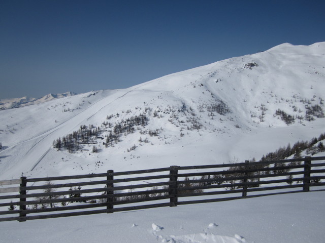 Speiereck-Gipfelbahn vom Großeck aus