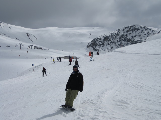 Markus und Mama auf der Piste 'Palinkopf Tal - H&ouml;llboden' (6. Apr.)