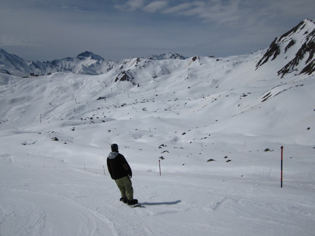 Markus auf der Piste 'Visnitzbahn Berg - Alp Trida' (8. Apr.)