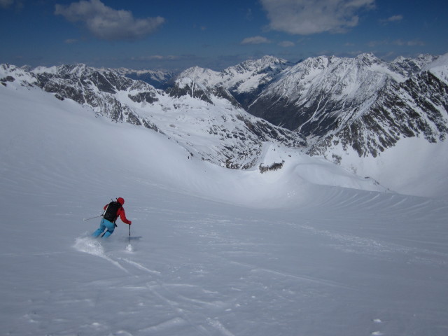 Kai zwischen Hinterem Daunkopf und Bockkar (14. Apr.)