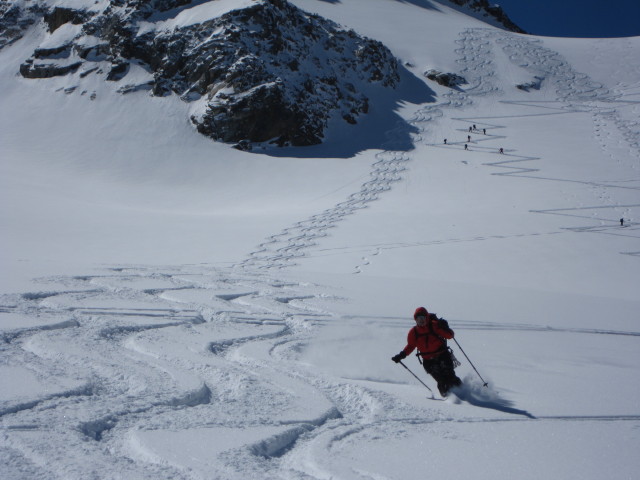 Gudrun am Sommerwandferner (17. Apr.)