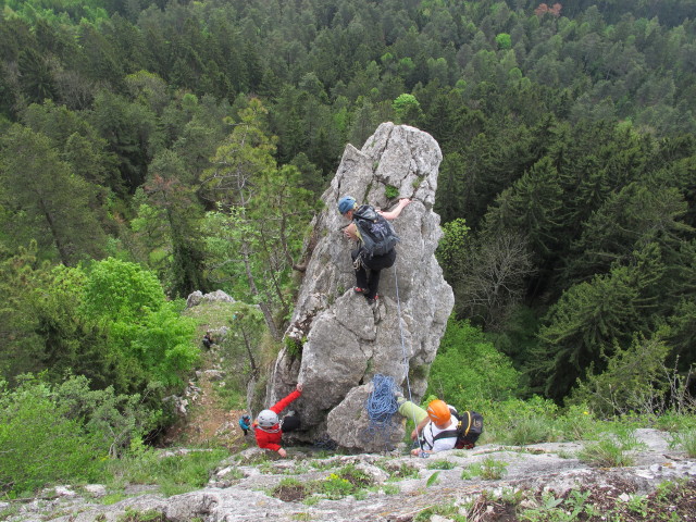 Draschgrat: zweite Seill&auml;nge