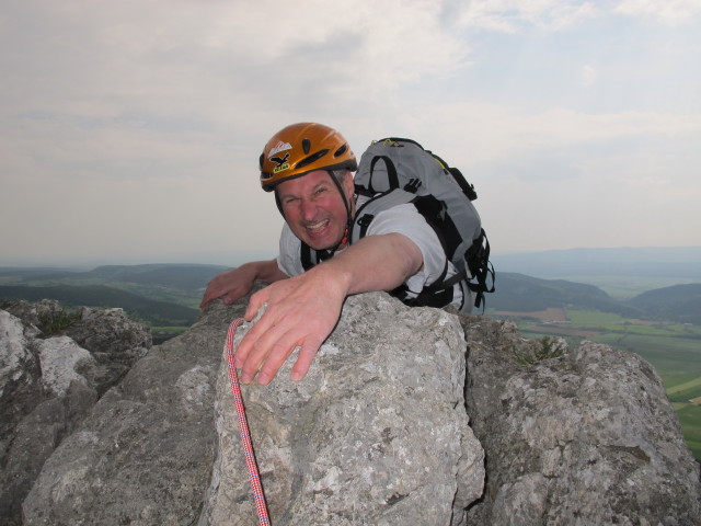 Draschgrat light: Erich in der vierten Seill&auml;nge