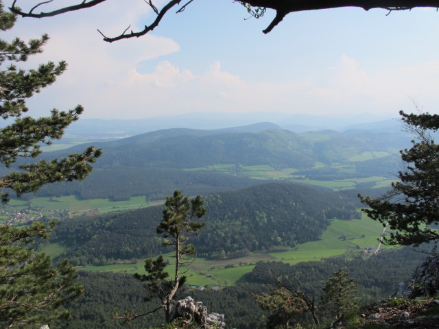 vom Gebirgsvereins-Klettersteig Richtung S&uuml;den