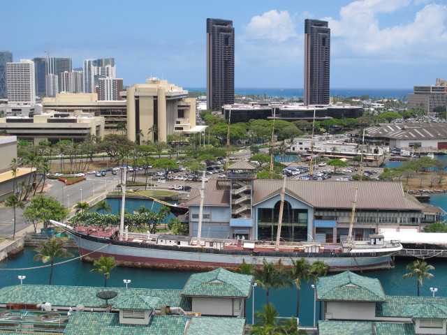 vom Aloha Tower Richtung S&uuml;dosten (23. Mai)