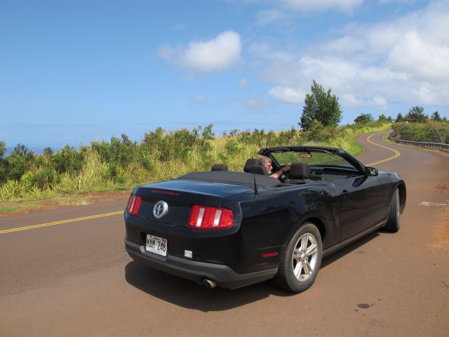 Papa am Waimea Canyon Drive (12. Mai)
