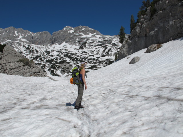 Sabrina auf Weg 201 zwischen Weg 266 und Weg 214 (8. Juni)