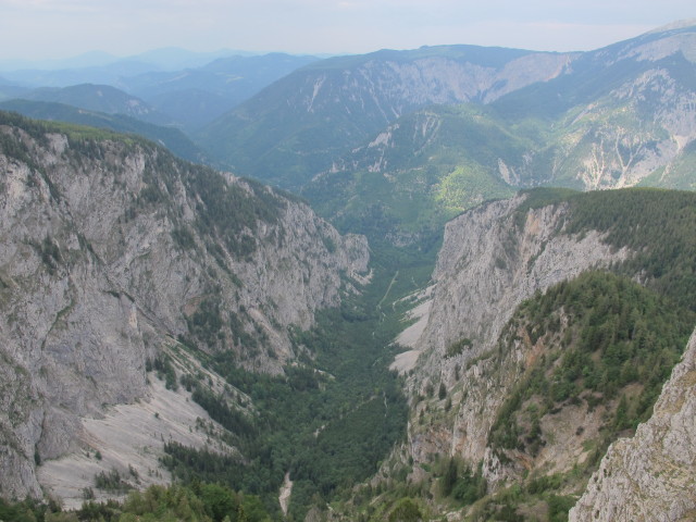 Gro&szlig;es H&ouml;llental von der H&ouml;llentalaussicht aus