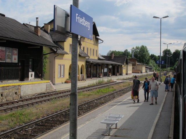 Bahnhof Friedberg, 551 m