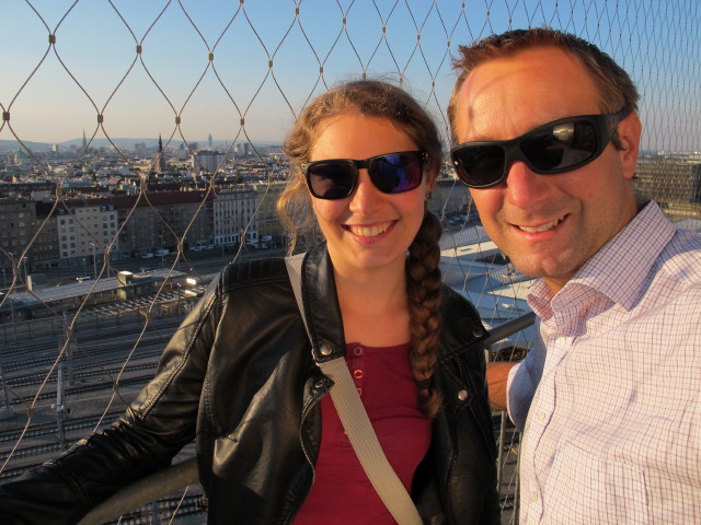 Kathrin und ich am Bahnorama