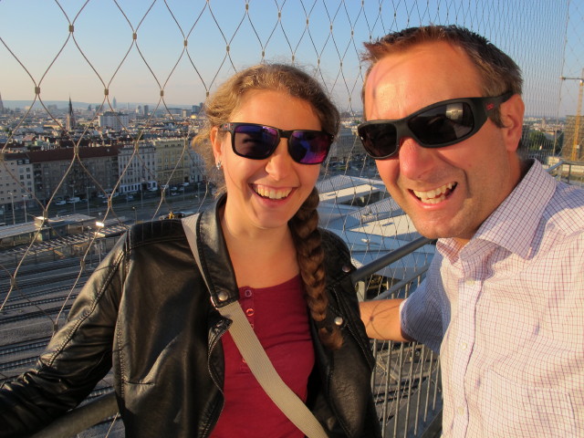 Kathrin und ich am Bahnorama