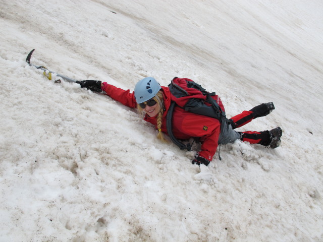 Evelyn zwischen Staniskascharte und Leibnitzbach (5. Juli)