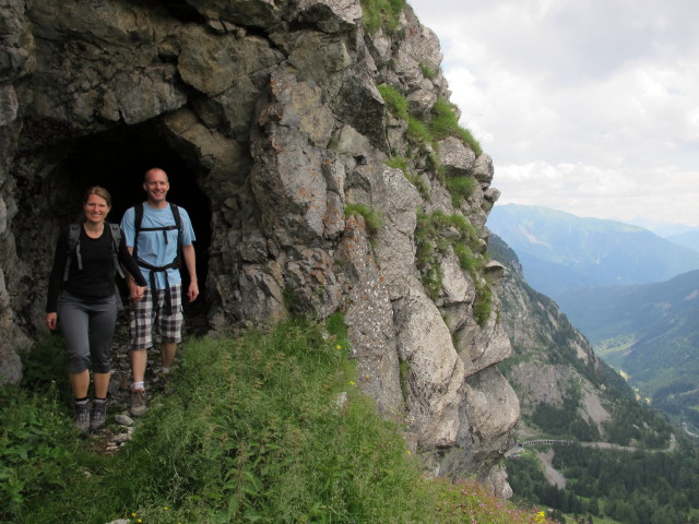 Doris und Daniel zwischen Cellonschulter und Pl&ouml;ckenpass