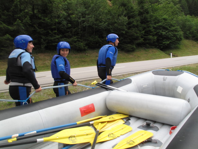 Ulrike, Diana und Daniel bei Huben