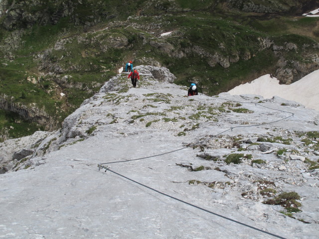 Gro&szlig;e Kinigat-Klettersteig: Wolfgang, Erwin und Dominika