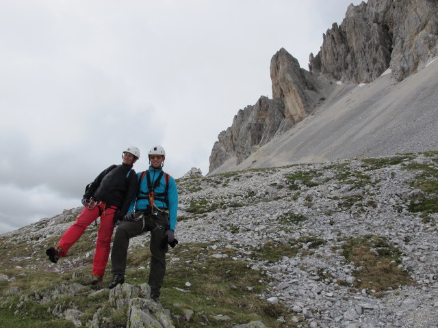 Dominika und Wolfgang zwischen Filmoorsattel und Filmoor-Standsch&uuml;tzenh&uuml;tte