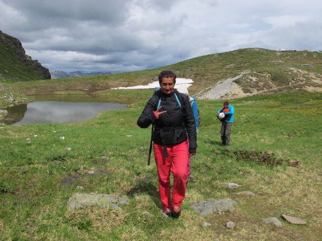 Dominika und Wolfgang zwischen Filmoor-Standsch&uuml;tzenh&uuml;tte und Hintersattel