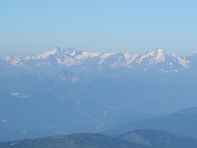 Glocknergruppe vom Johann-Klettersteig aus (19. Juli)