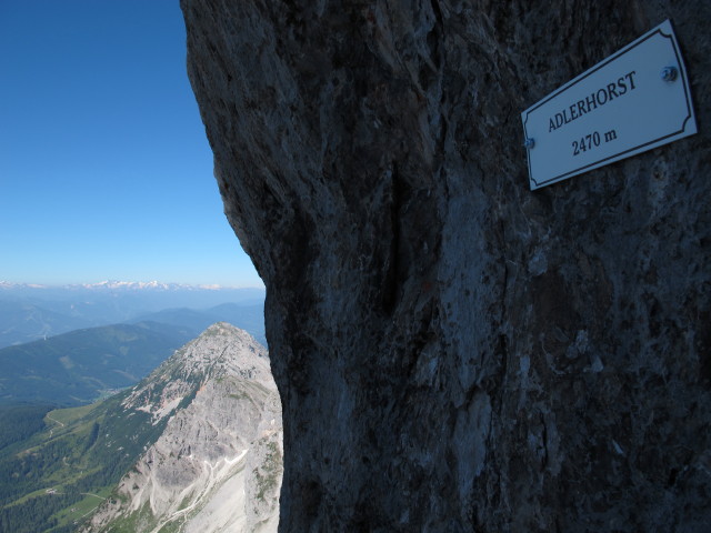 Johann-Klettersteig: vom Adlerhorst Richtung S&uuml;dwesten (19. Juli)