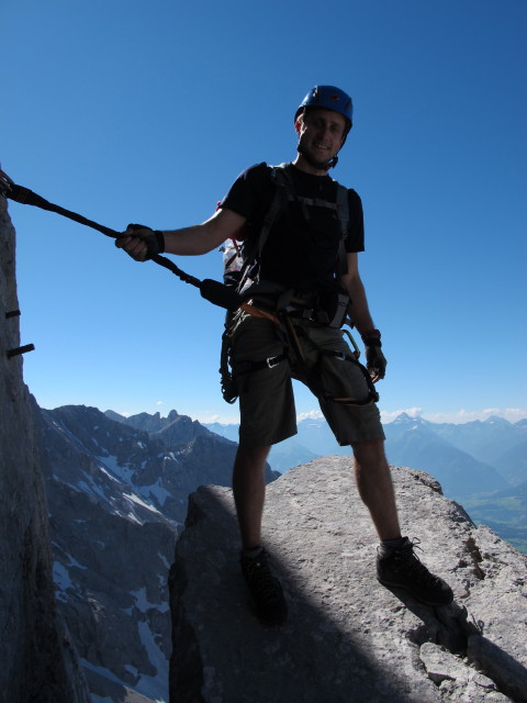 Johann-Klettersteig: Christian am G&ouml;tterthron (19. Juli)