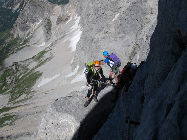 Johann-Klettersteig: Christian am G&ouml;tterthron (19. Juli)