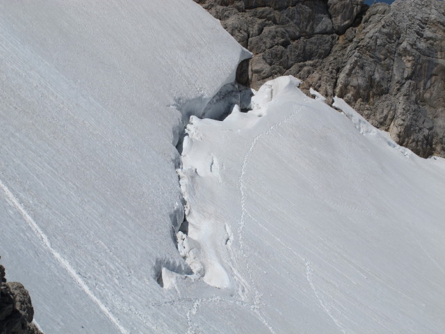 Hallst&auml;tter Gletscher vom Schulteranstieg aus (19. Juli)