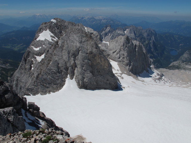 Gro&szlig;er Gosaugletscher vom Hohen Dachstein aus (19. Juli)