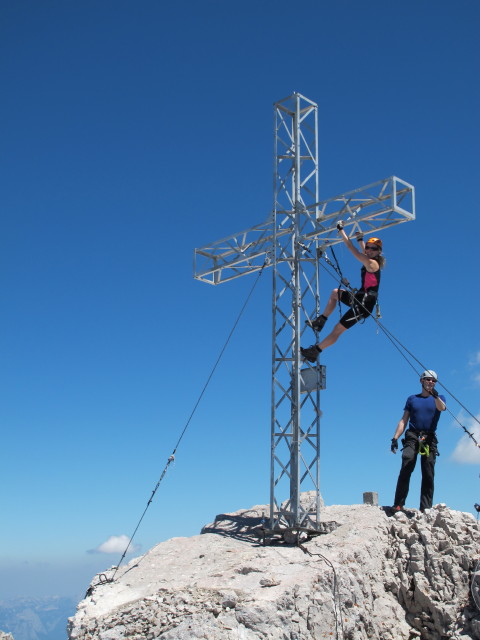 Sabrina am Hohen Dachstein, 2.995 m (19. Juli)