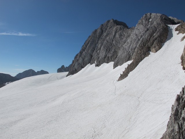 Hallst&auml;tter Gletscher vom Amon-Klettersteig aus (20. Juli)