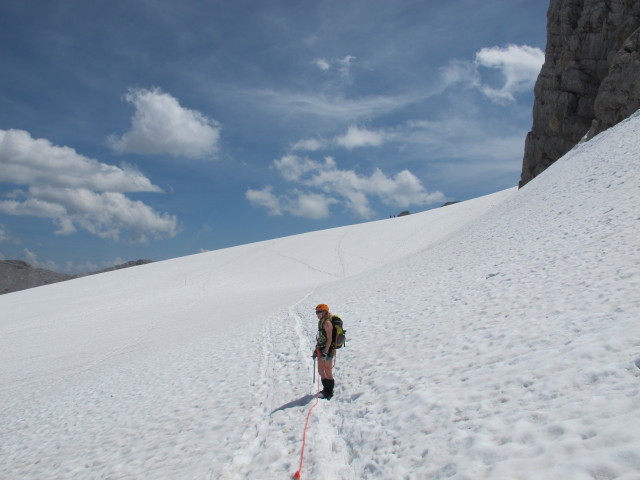 Sabrina am Hallst&auml;tter Gletscher (20. Juli)