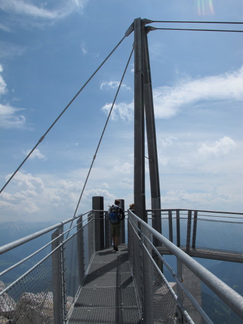 Christian und Sabrina auf der H&auml;ngebr&uuml;cke (20. Juli)