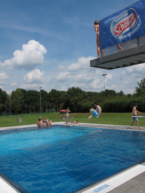 Martin im Sprungbecken