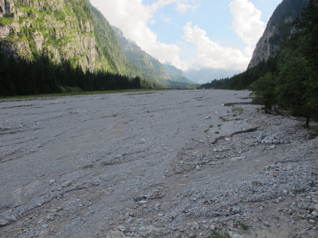 Wimbachtal zwischen Wimbachbr&uuml;cke und Wimbachschloss (1. Aug.)