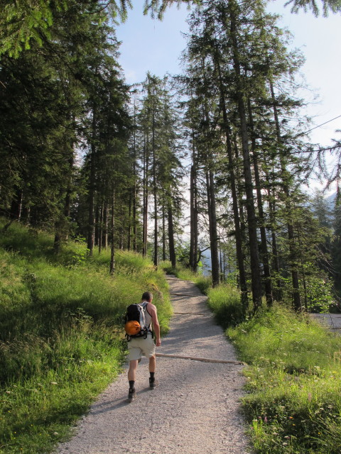 Erich im Wimbachtal zwischen Wimbachschloss und Wimbachgriesh&uuml;tte (1. Aug.)